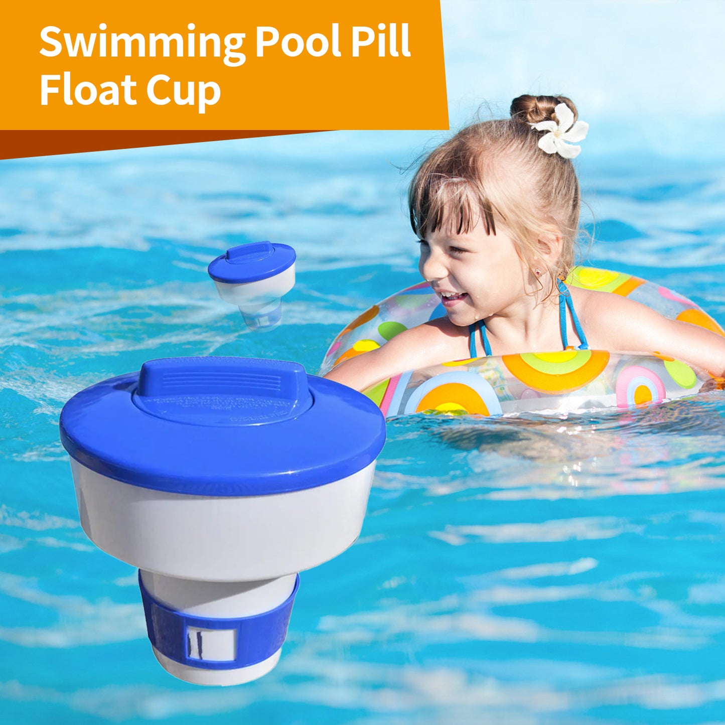 Floating Pool 3'' Chlorine Dispenser Floating Chlorine Dispenser Large