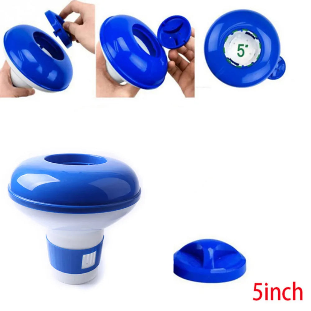 Floating Swimming Pool Automatic Chlorine Tablet Dispenser Pool Spa
