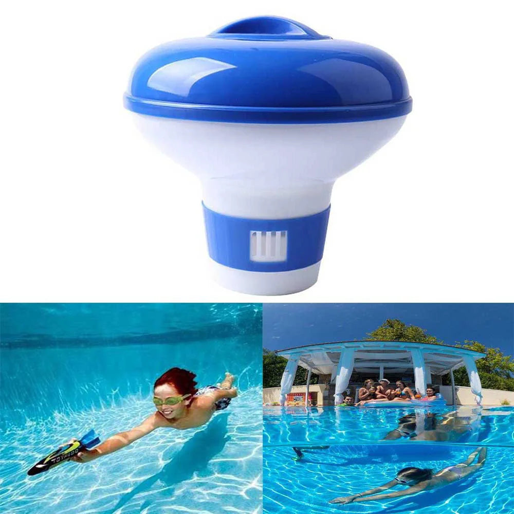 Floating Swimming Pool Automatic Chlorine Tablet Dispenser Pool Spa