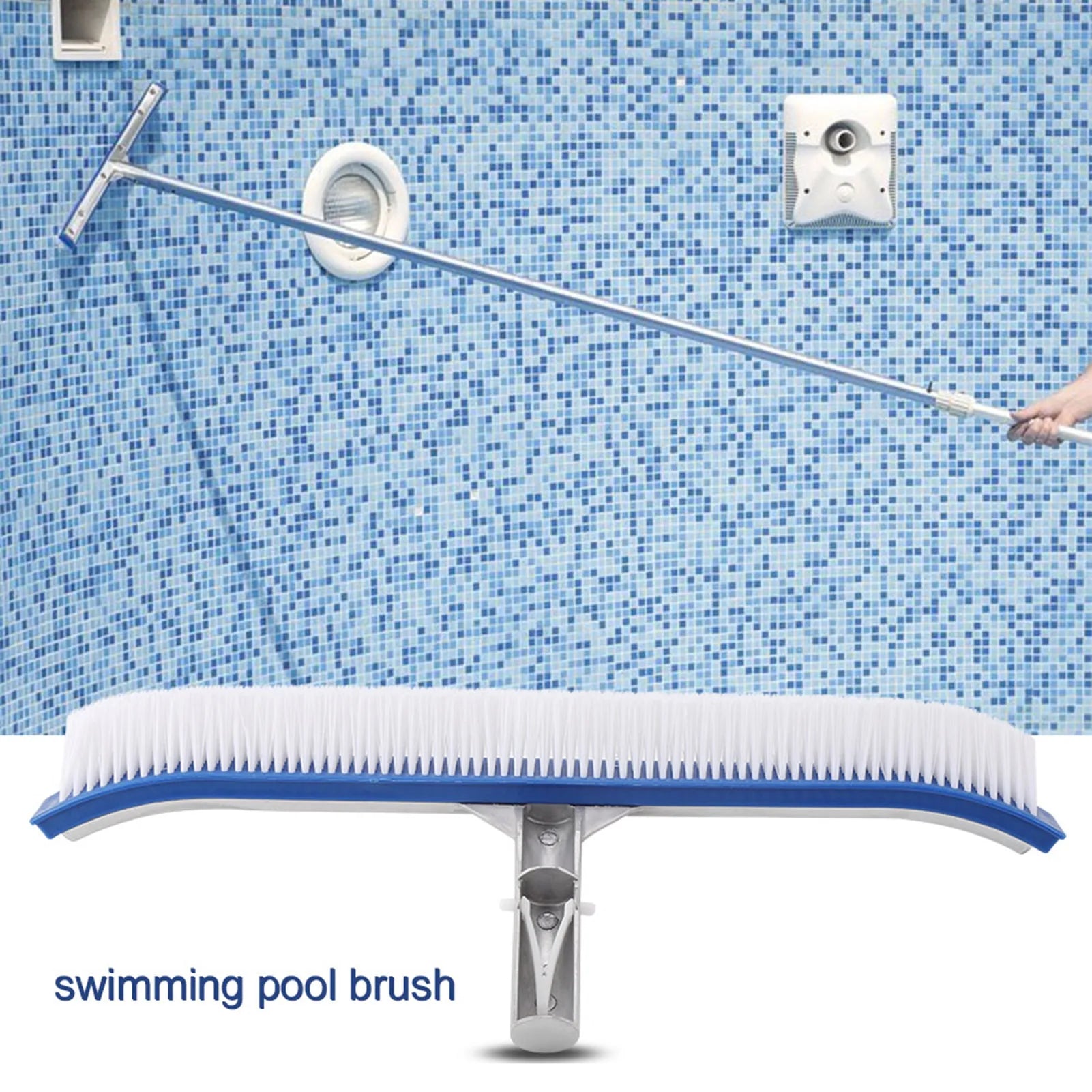 Swimming Pool Brush Durable Pool Floor Wall Cleaning Tool Pool Broom